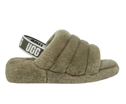 Ugg Women's Fluff Yeah Slide Burnt Olive 1095119 Burnt Olive