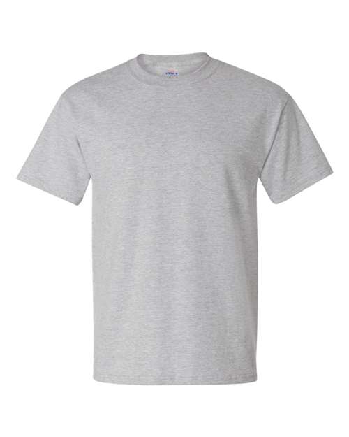 Camisetas Hanes Beefy para hombre en acero claro