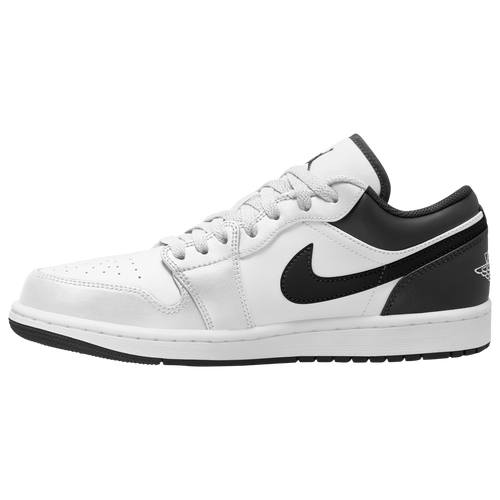 Air Jordan 1 Low Unisex Black and White Sneakers 553558-132