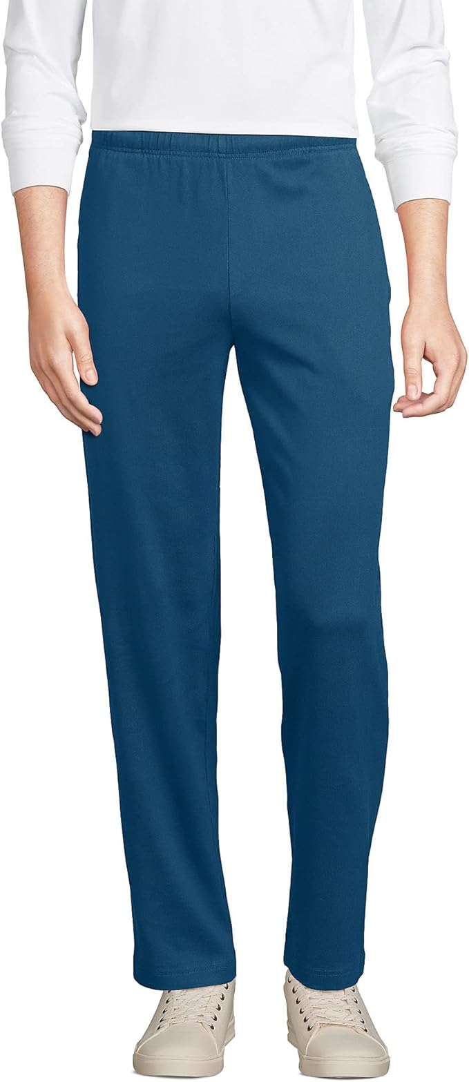 Pantalones de punto de jersey para hombre Lands' End azul noche