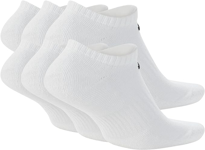 Nike Unisex Everyday Cushion No Show Socks White SX7675-100