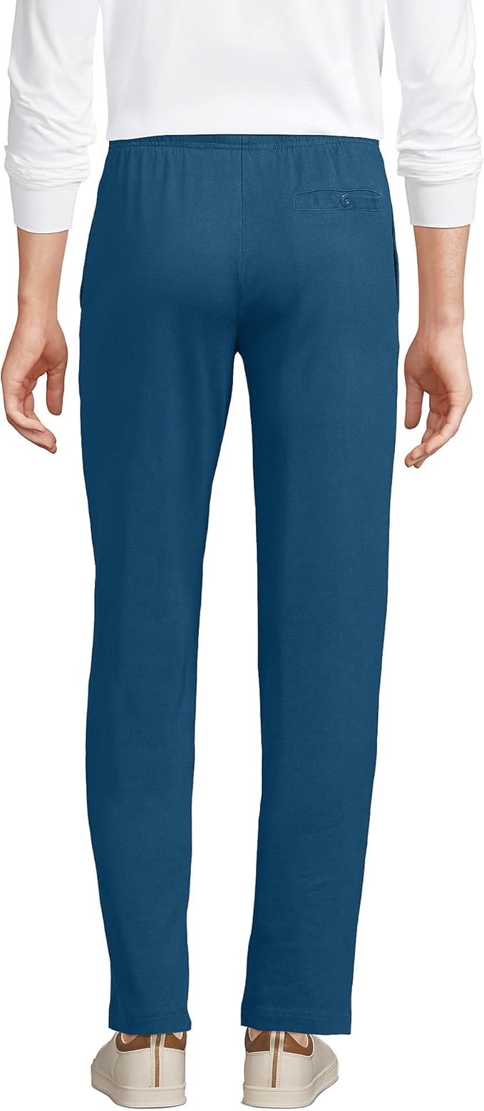 Pantalones de punto de jersey para hombre Lands' End azul noche