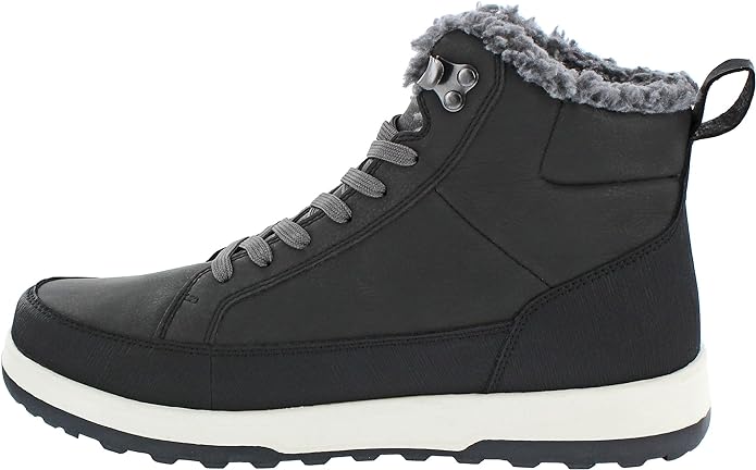 Bottes de neige LogJam pour hommes résistantes aux intempéries, gris foncé