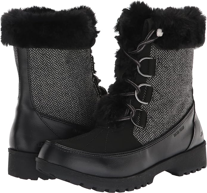 JBU Women's Southgate Winter Boots Black