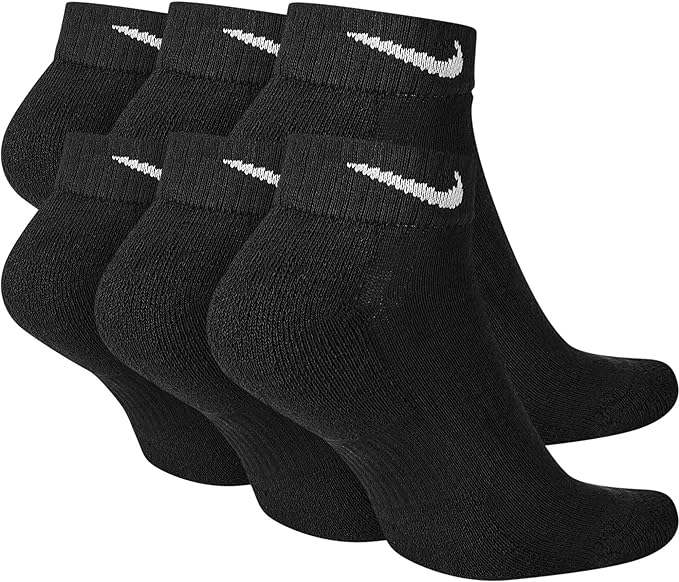 Nike Unisex Everyday Cushion Low Socks Black SX7672-010
