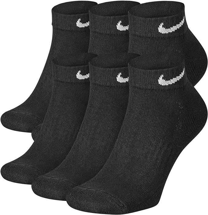 Nike Unisex Everyday Cushion Low Socks Black SX7672-010