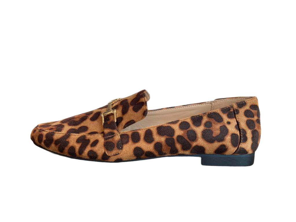 Mocasines con herrajes dorados para mujer Fever Sole