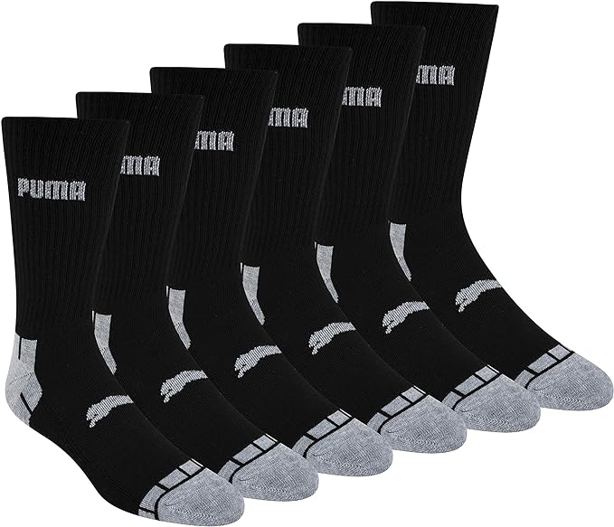Paquete de 6 pares de calcetines deportivos para hombre de Puma