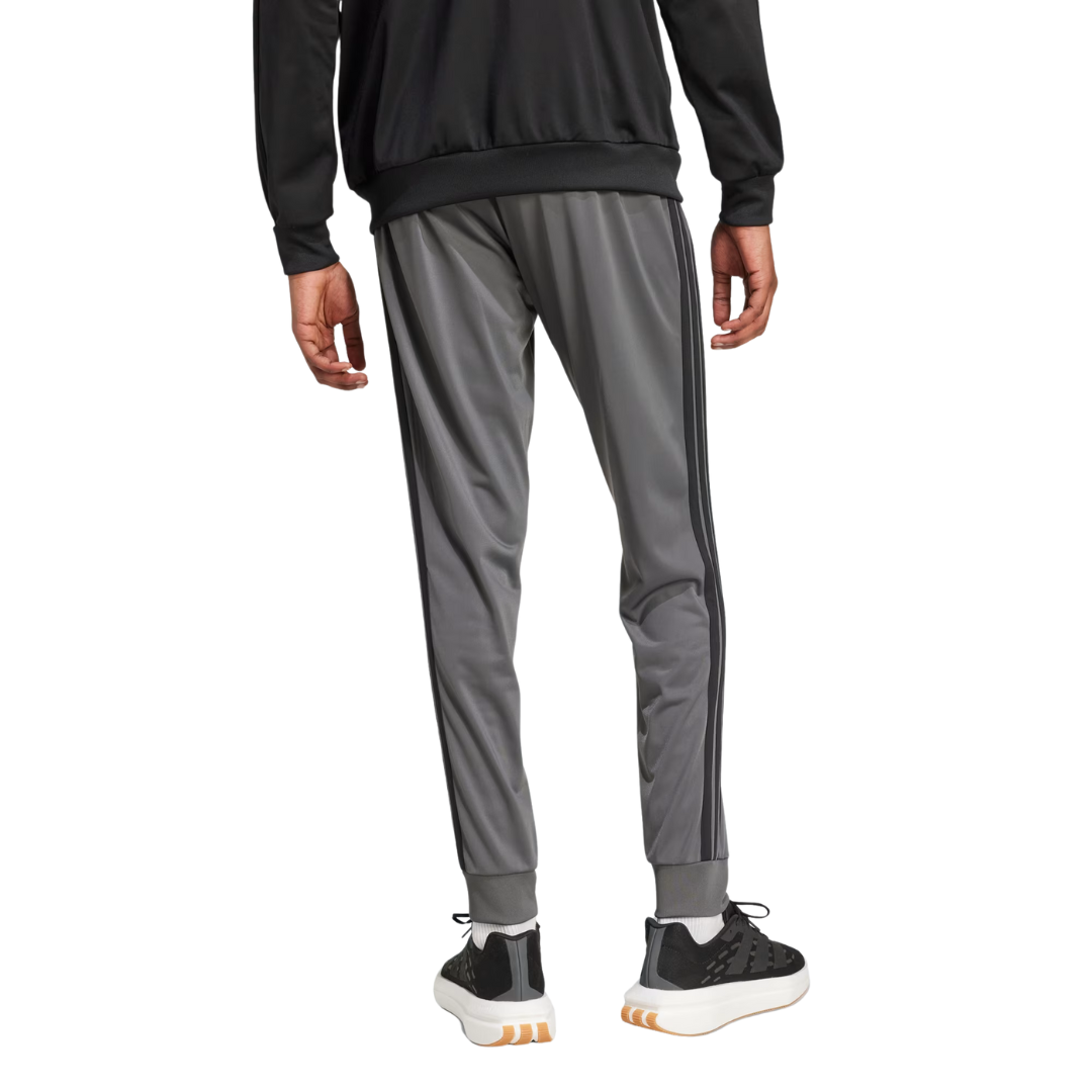 Adidas Men's 3-Stripes Tricot Tapered Track Pants Grey H46109