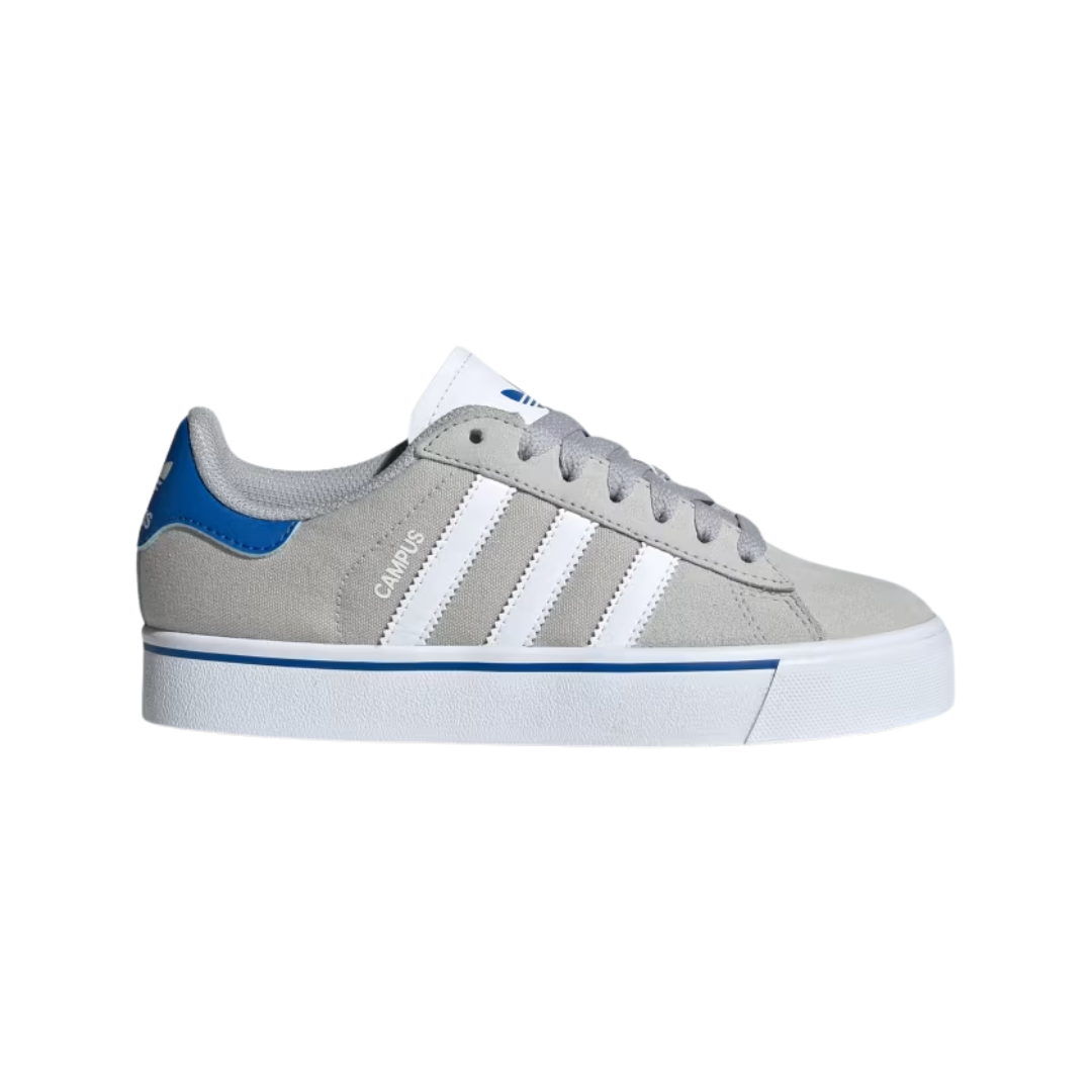 Adidas Kids' Campus Vulc Shoes – Grey IH8039