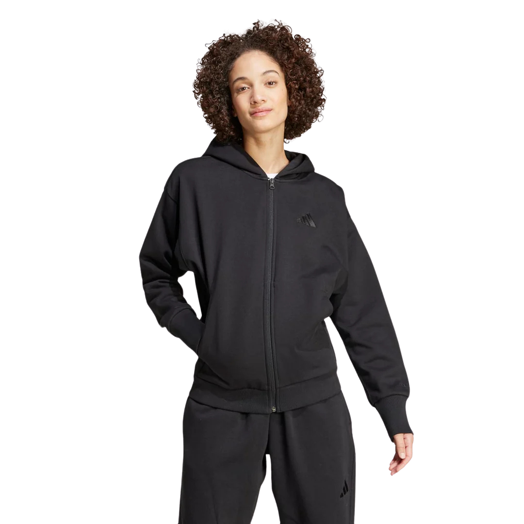 Adidas Women's All Season Fleece Full Zip Hoodie IX3809