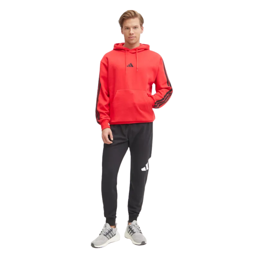 Adidas Men's Essentials 3-Stripe Fleece  Hoodie JE6298