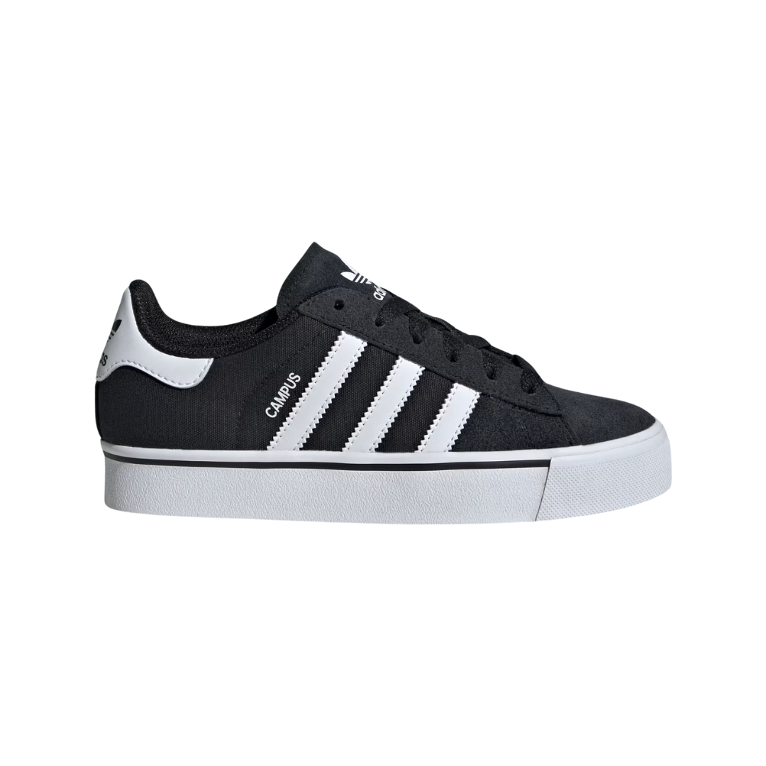 Adidas Kids’ Campus Vulc Shoes Black – IH8038