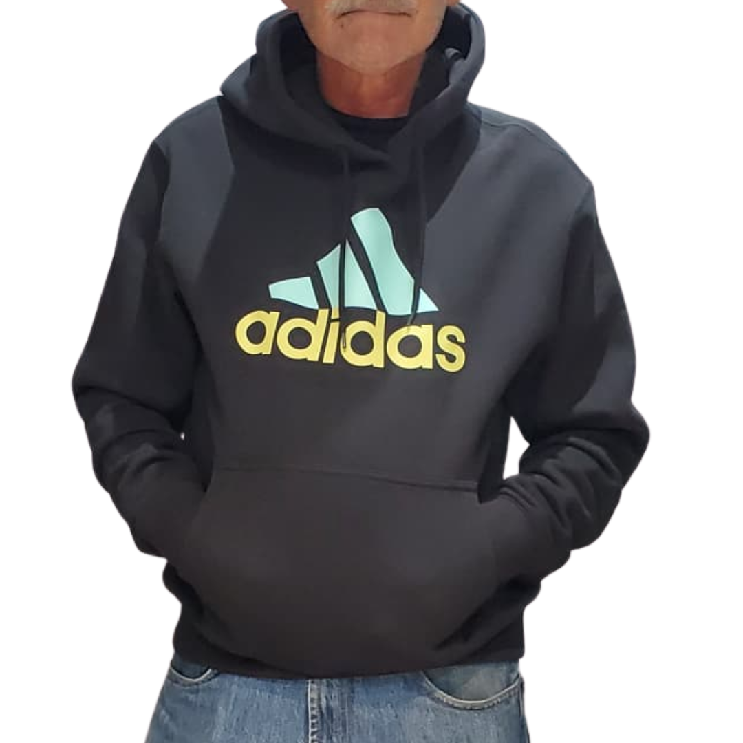 Adidas Men's 2 Tone Badge of Sport Hoodie JW4823