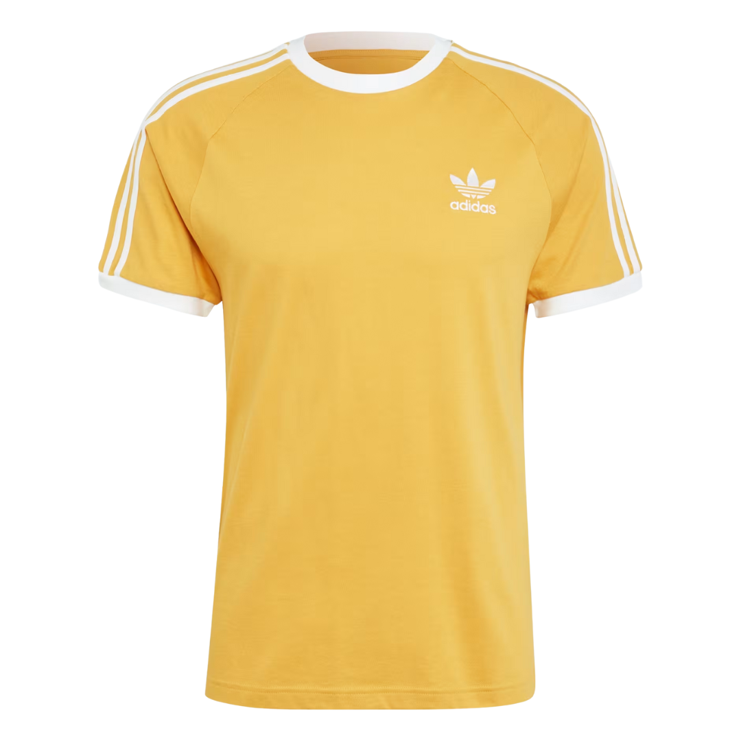 Adidas Men's Adicolor Classics 3-Stripes Tee Shirt – Gold IZ2370