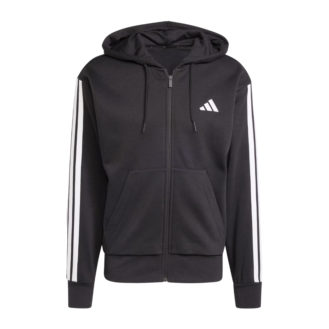 Adidas Men’s Essentials 3-Stripes Fleece Hoodie – JD1870