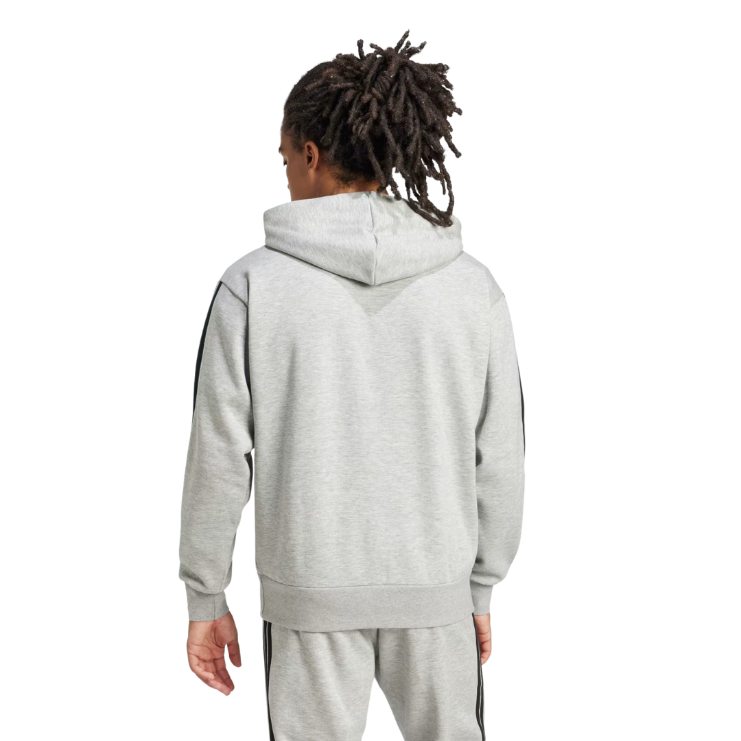 Adidas Men’s Essentials 3-Stripes Fleece Hoodie – JE6302