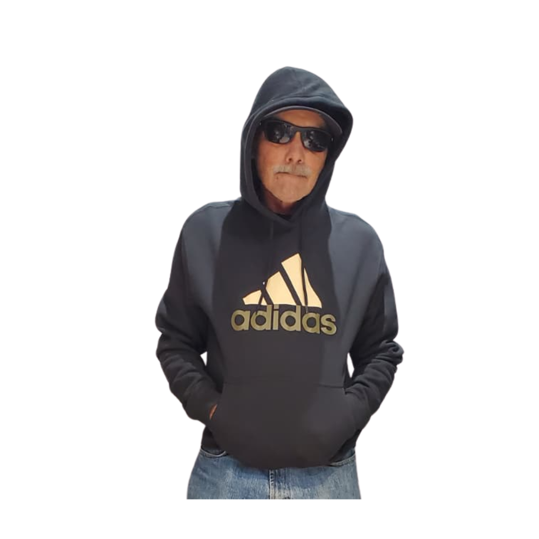 Adidas Men's Fleece 2-Tone Badge of Sport Hoodie – JW4821