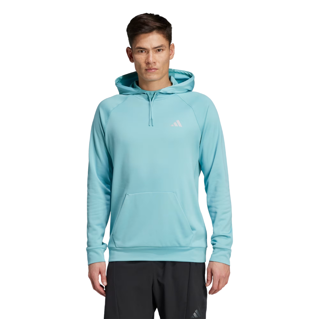 Adidas Men's Game and Go Training Small Logo 3-Stripes Hoodie – IX9030
