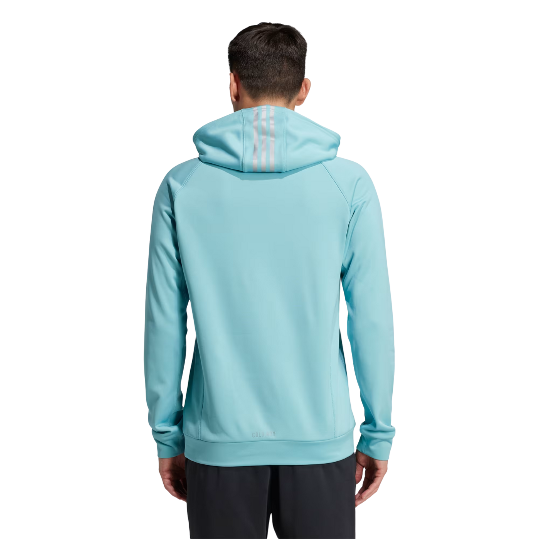 Adidas Men's Game and Go Training Small Logo 3-Stripes Hoodie – IX9030