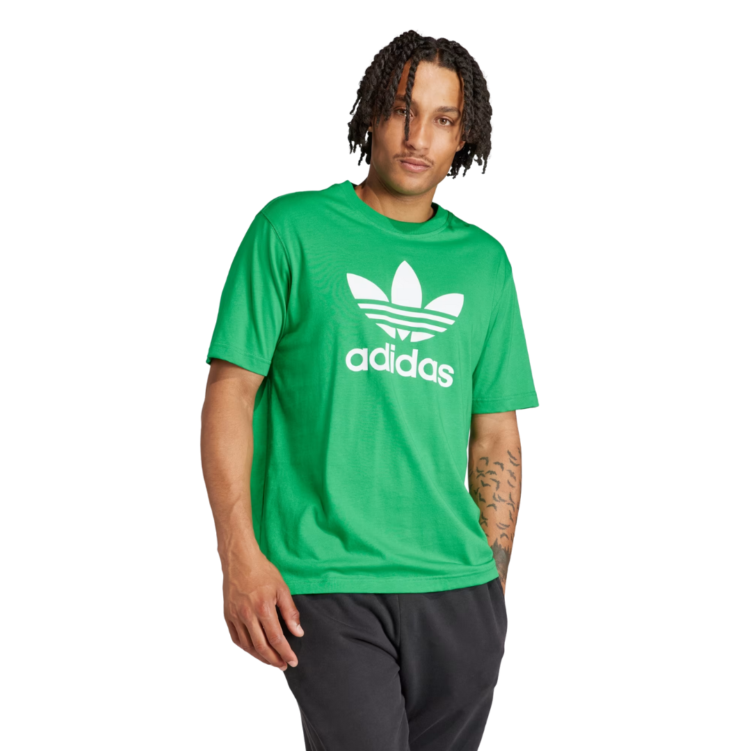 Adidas Men's Originals Adicolor Trefoil Tee – Green IR8012