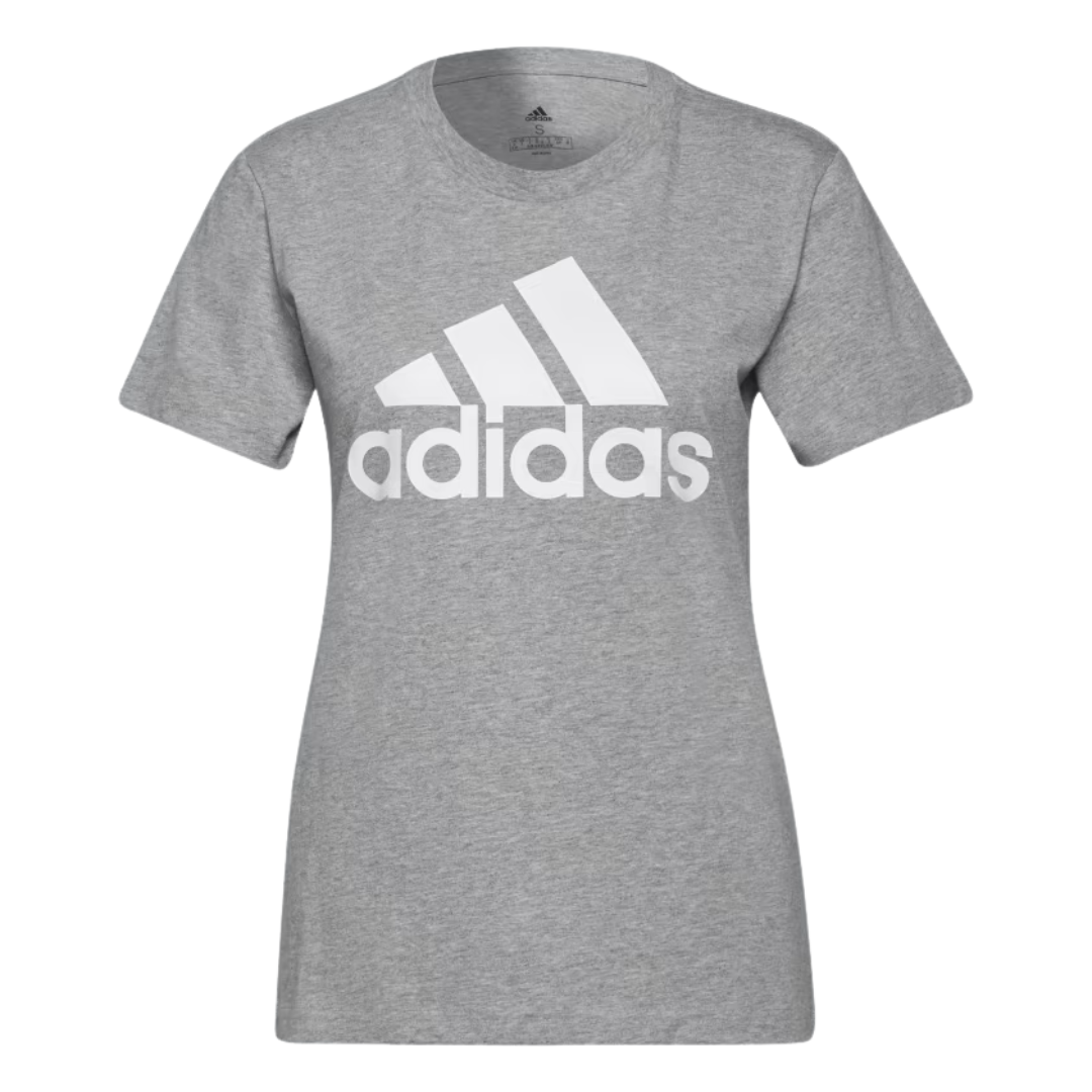 Adidas Women’s Essentials Logo Tee – Grey H07808