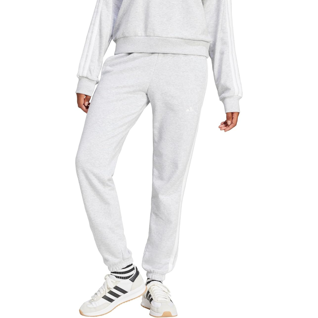 Adidas Women's Essentials 3-Stripes French Terry Cuffed Pants