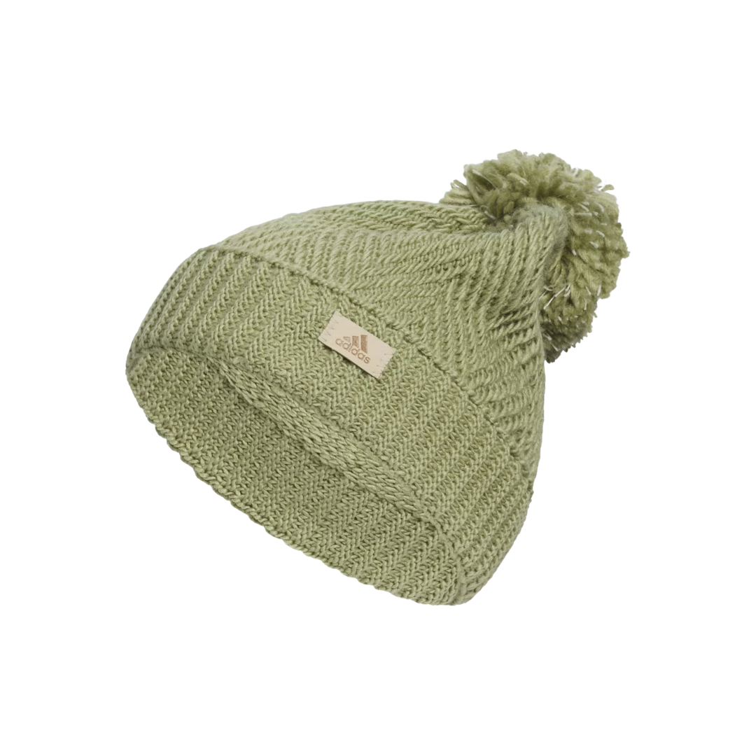 Adidas Women's Twilight Ballie Green Beanie - IV3026