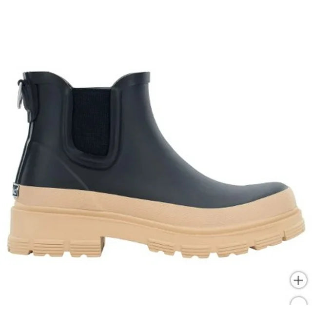 Chooka Waterproof CH Storm Chelsea Rain Boots Black