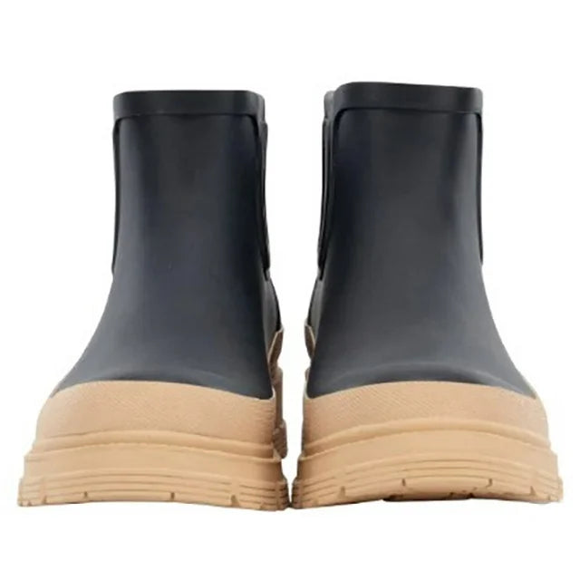 Chooka Waterproof CH Storm Chelsea Rain Boots Black