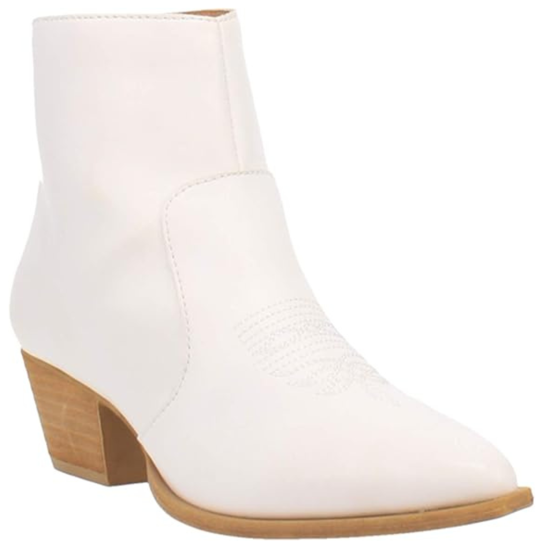 Code West Women's Post It Pointed Toe Ankle Bootie
