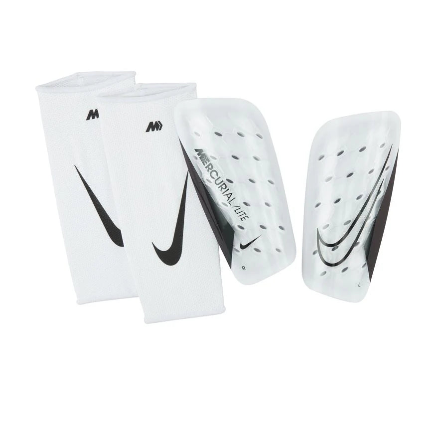 Espinilleras Nike Mercurial Lite - Blanco/Negro DV1771-100