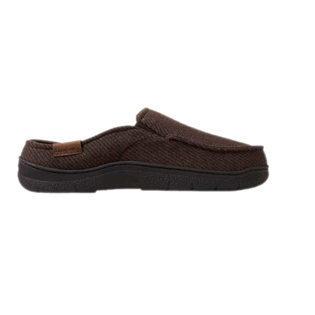 Dearfoams Men's Slip-On Slippers Coffee
