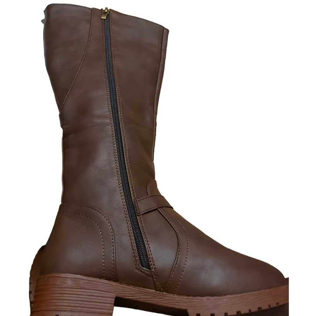 Bottes de cowboy en cuir marron pour femmes Devon Sports