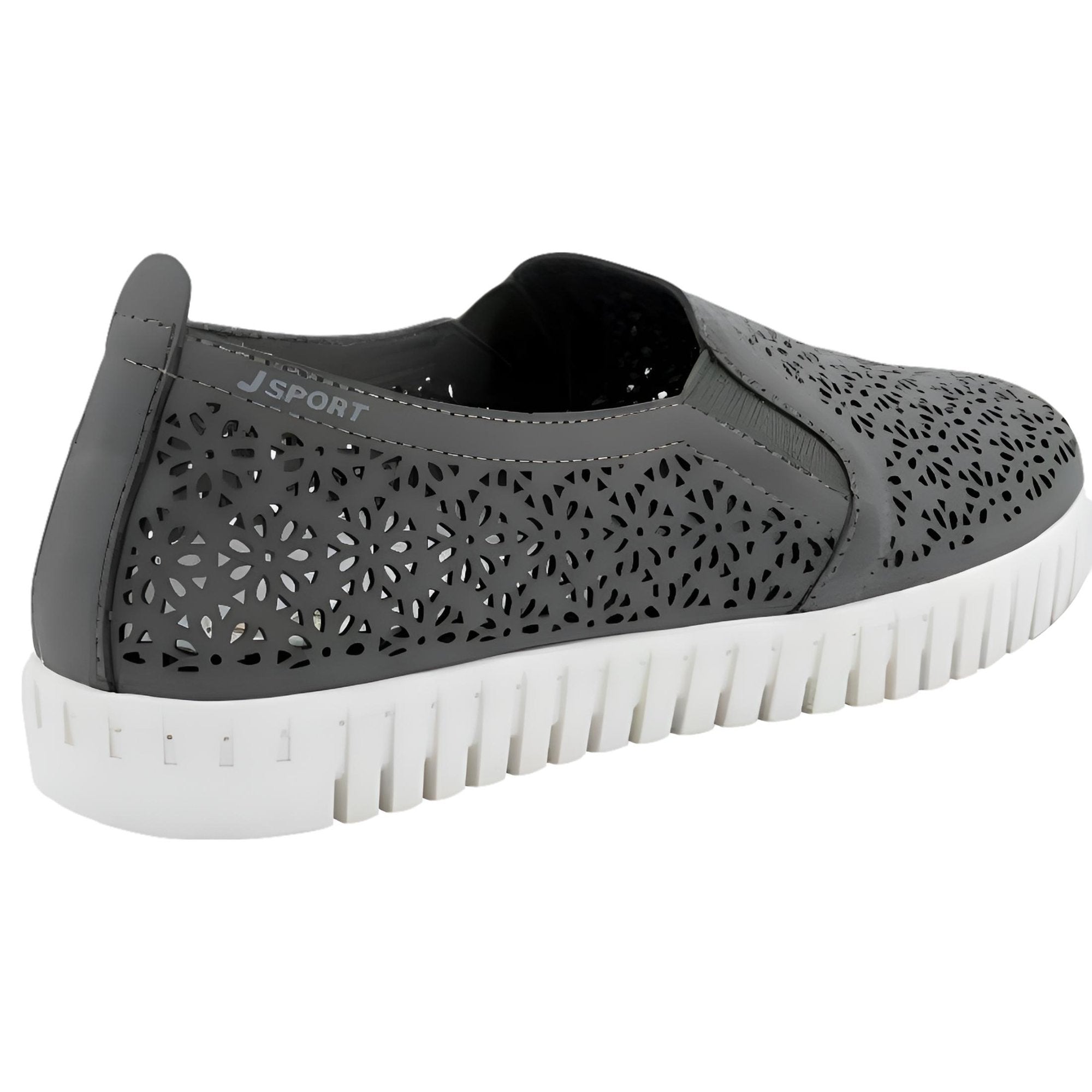 Zapatos sin cordones con diseño floral para mujer de JSport