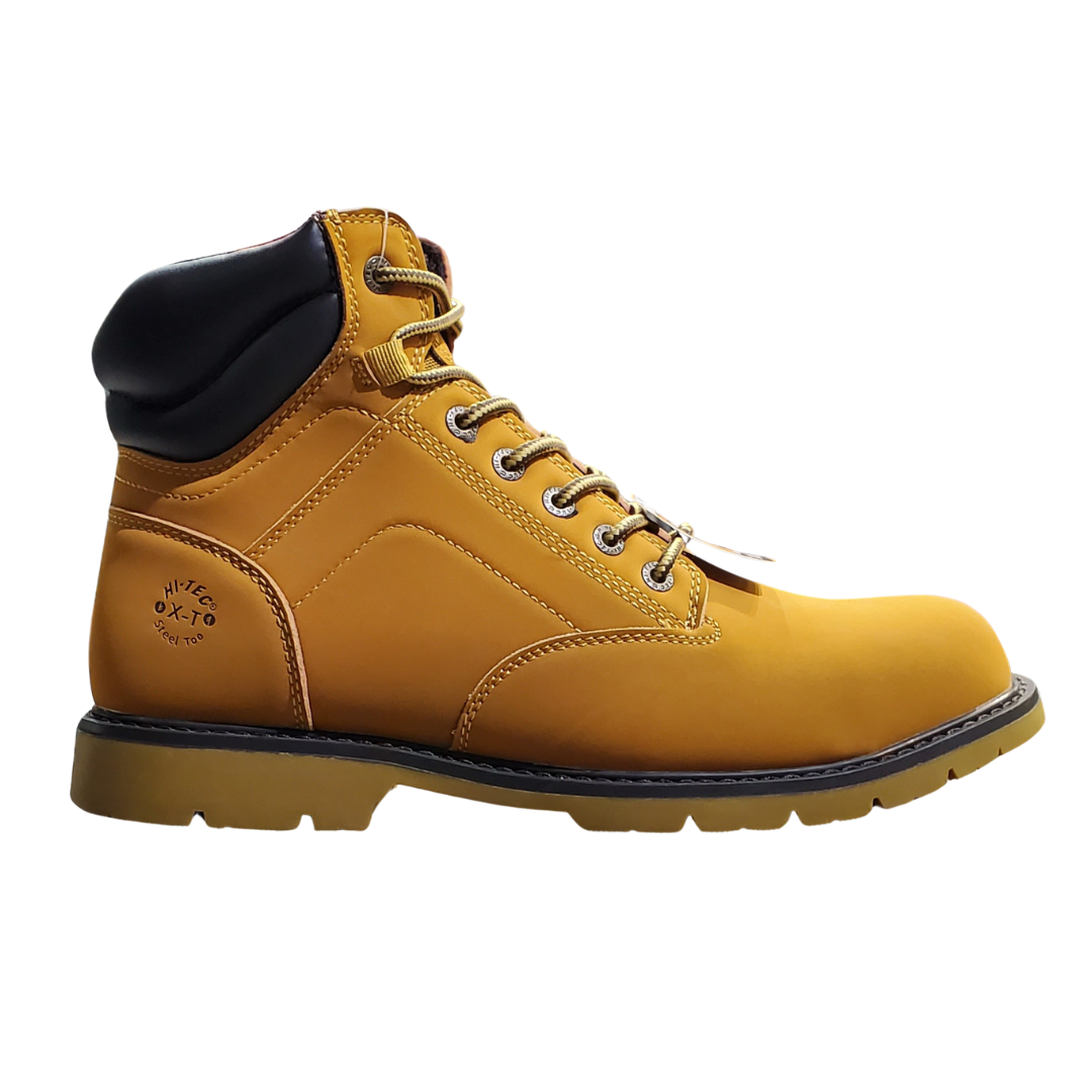 Hi- Tec Men's Guage 6 ST Steel Toe Boots Wheat