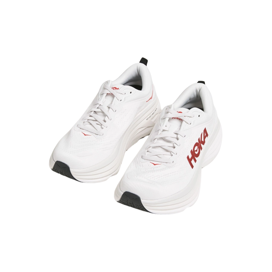 Hoka Men's Bondi 8 Running Shoes – White 1123202-WVR