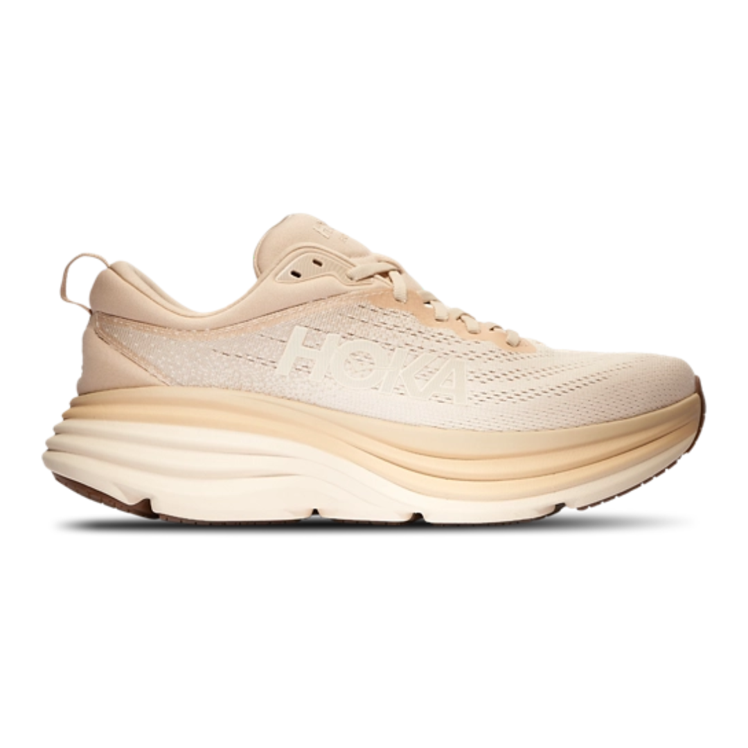 Hoka One Men's Bondi 8 Running Shoes Vanilla 1123202-SHF