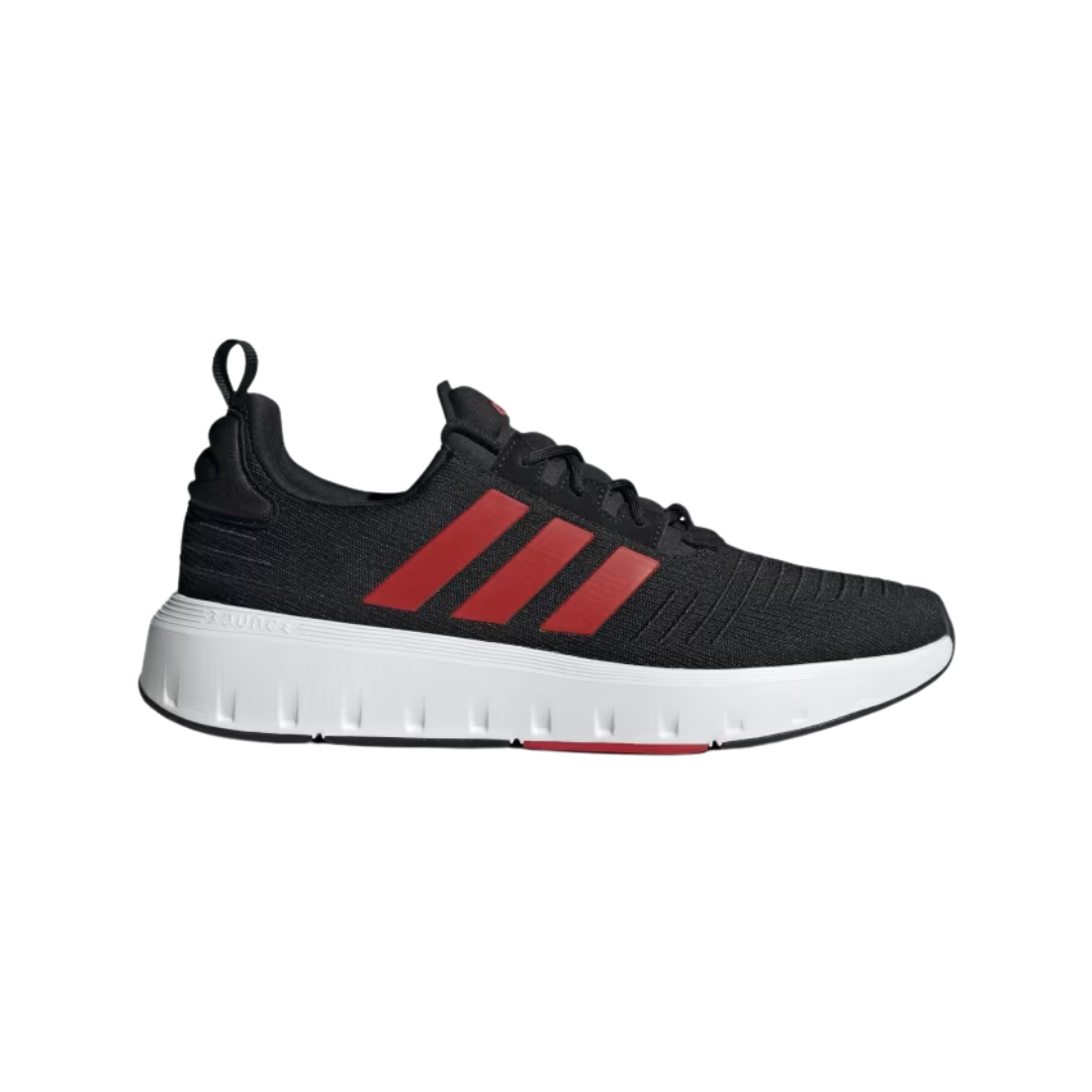 Adidas Men's Swift Run Shoes Black and Red IG4706