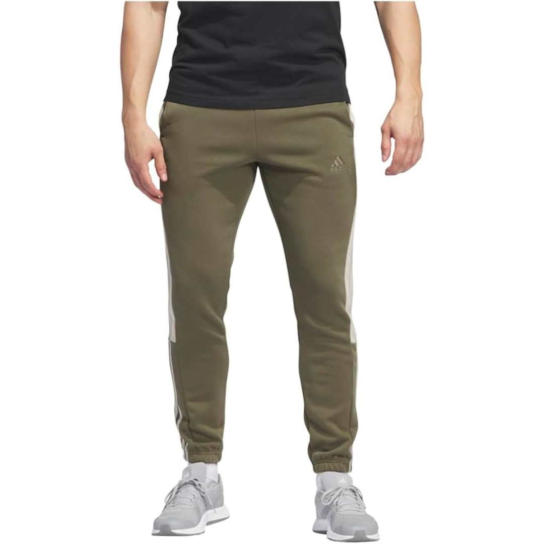 Adidas Men's CB Essentials 3-Stripes Drawstring Joggers