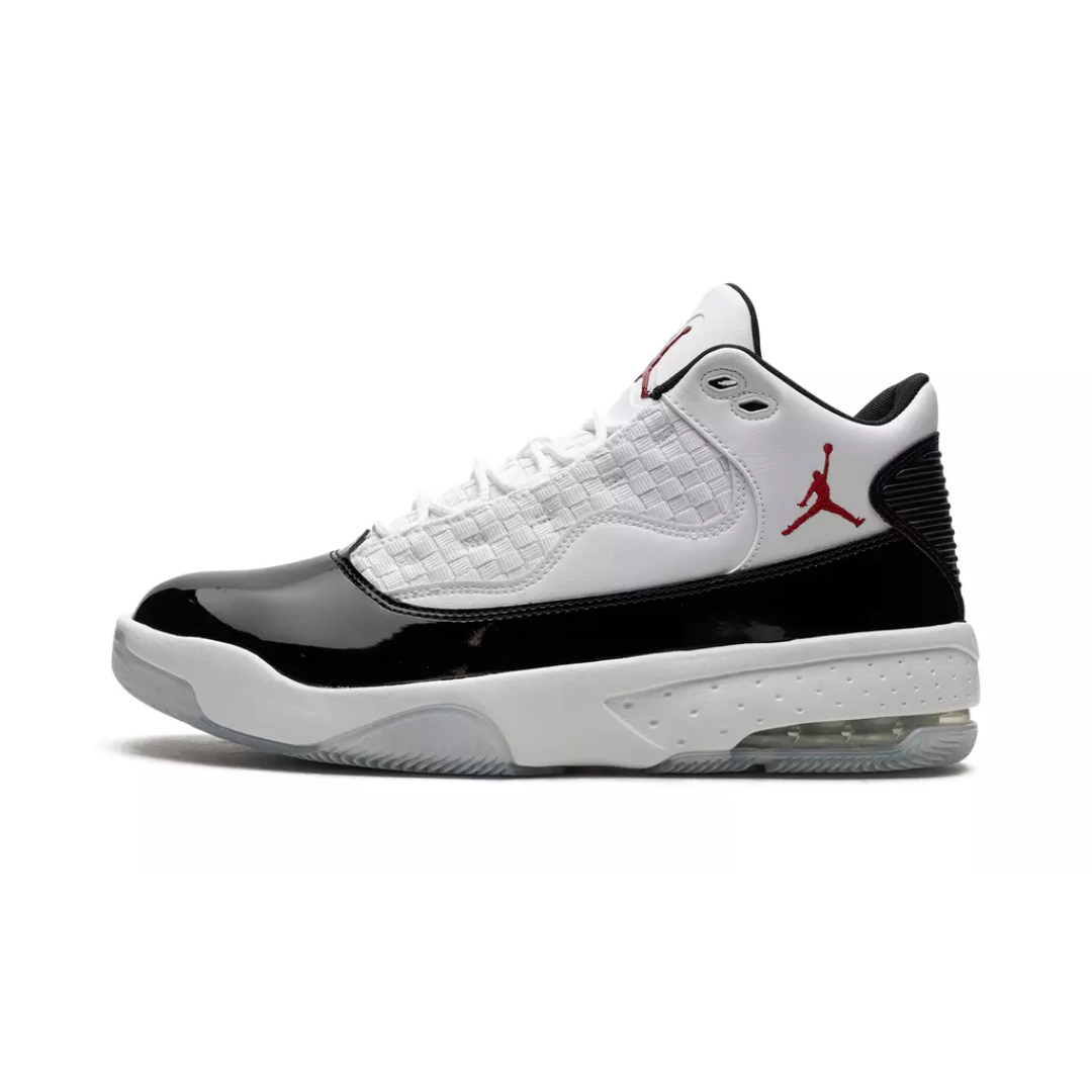 Jordan Max Aura 2 CK6636 102 Blanco/Rojo gimnasio-Negro