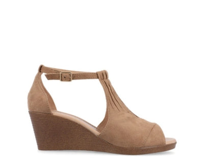 Colección Journee: cuñas con tiras en el tobillo y suela cómoda para mujer