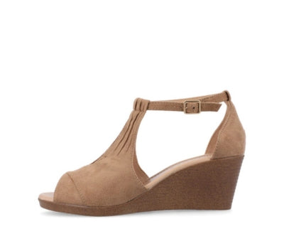 Colección Journee: cuñas con tiras en el tobillo y suela cómoda para mujer