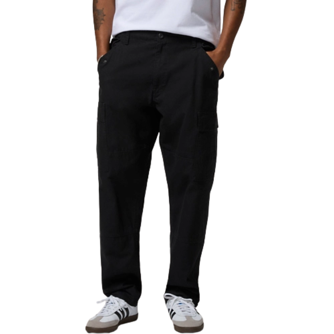 LCKR Men’s C-24 Cargo Black Pants – Relaxed Fit Utility Streetwear LMWP057BK