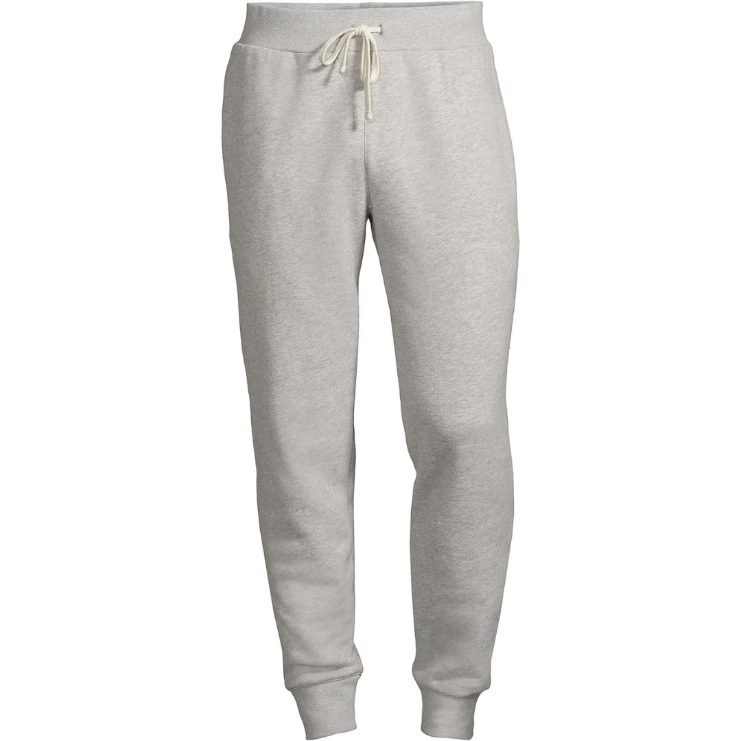 Pantalón deportivo Serious Sweats para hombre de Lands' End, gris jaspeado 5120259