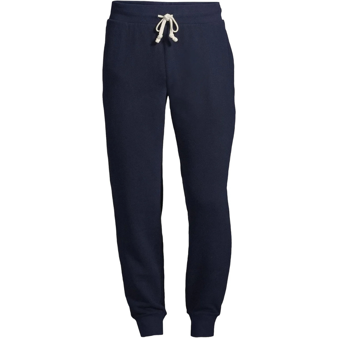 Pantalón deportivo Serious Sweats para hombre de Lands' End en azul marino radiante
