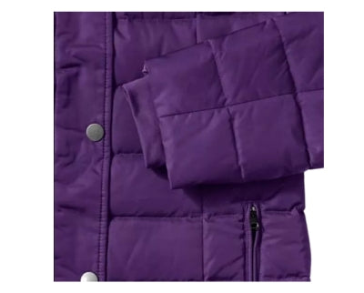 Lands' End Women's Luxe Hooded Jacket - Purple