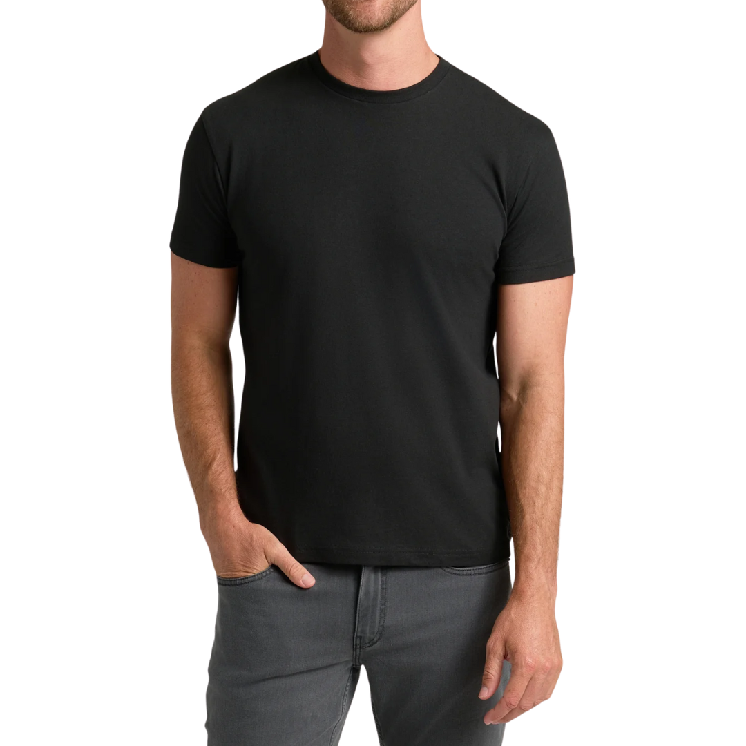 Magic Collection Black Crewneck SS Tee Shirt