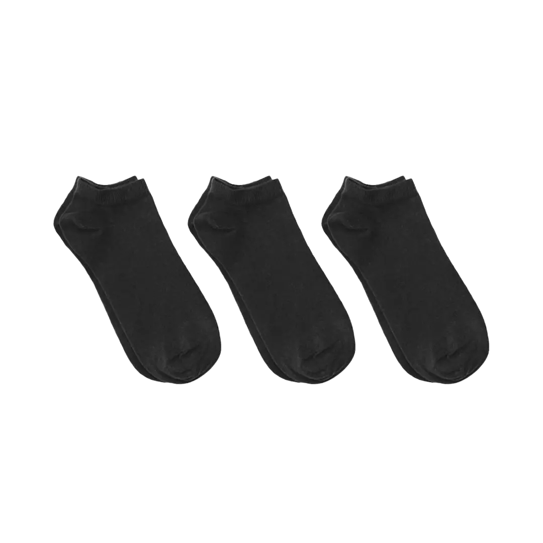 Maria Garcia Premium Quality Shaped To Fit Socks Black 3 Pack