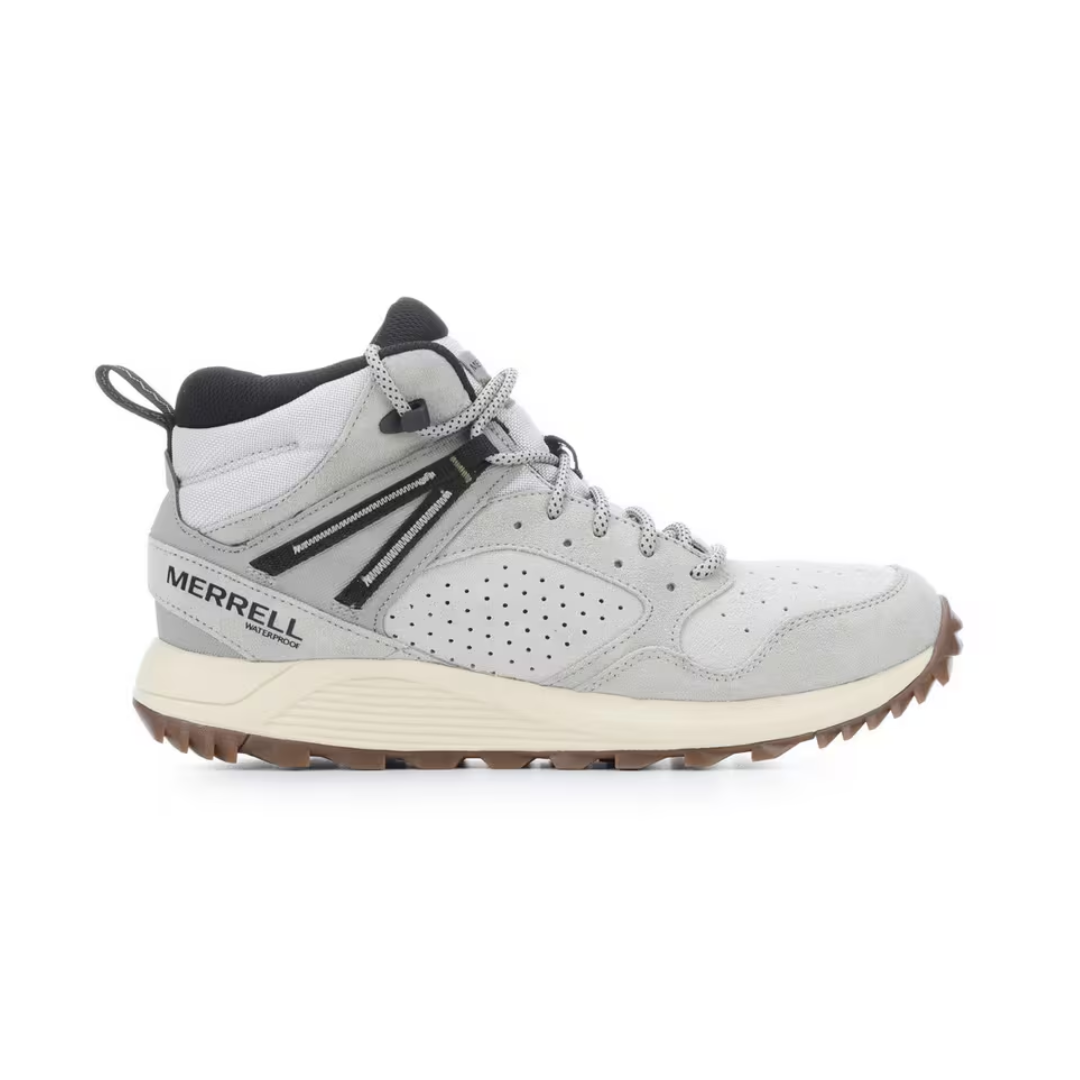 Merrell Men’s Wildwood Mid LTR WP Hiking Boots – Fog J37987